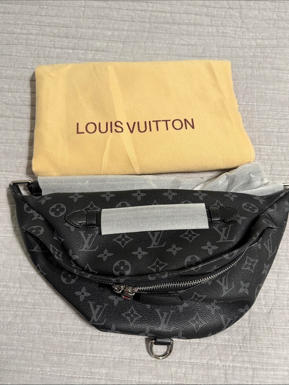 Monogram Waist Bag - Black/Gray